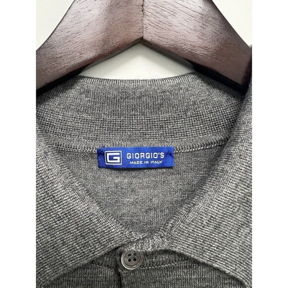 Giorgio's Made in Italy Collared Polo Short Sleeve Sweater Silk Set Of 3 Size XL - Picture 13 of 13